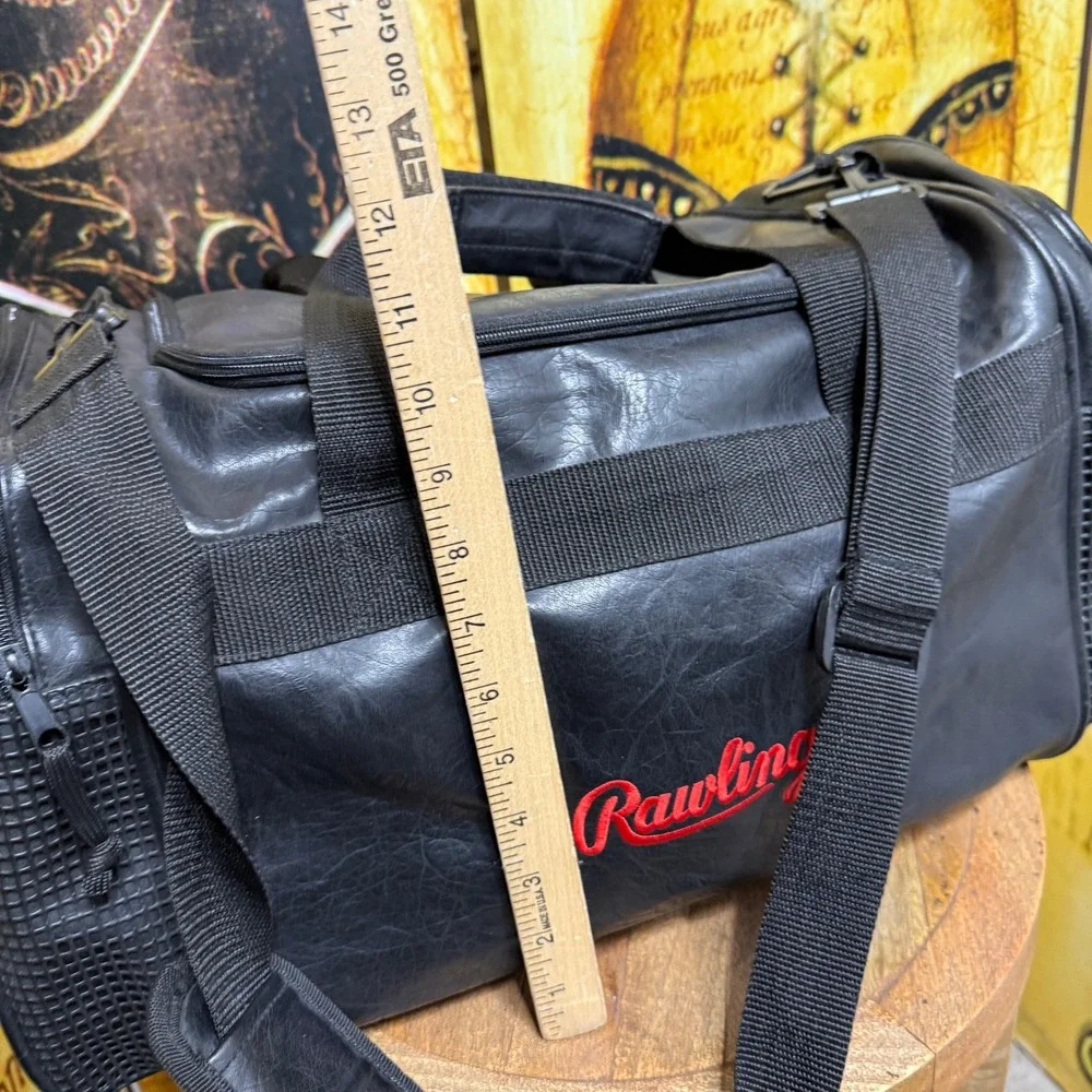 Rawlings Duffle Bag Black Vintage 2001 NCAA Basketball Final Four Twin Cities
